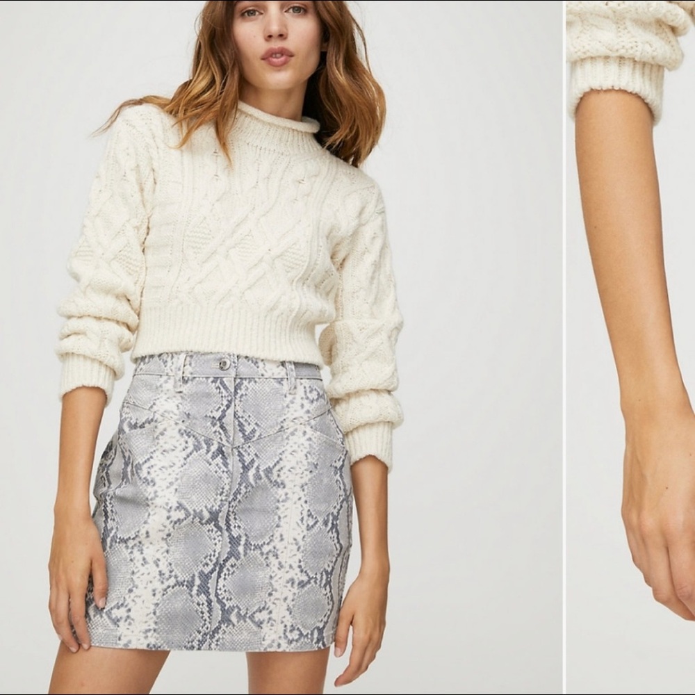 Wilfred Free Snake Skin Kelsey Skirt